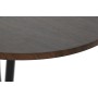 Conjunto de mesa com 4 cadeiras DKD Home Decor Castanho Preto Metal Madeira MDF 121 x 55 x 78 cm de DKD Home Decor, Jogos de ...