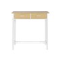 Conjunto de mesa com 2 cadeiras DKD Home Decor Metal Madeira MDF 80 x 50 x 84 cm de DKD Home Decor, Jogos de móveis - Ref: S3...