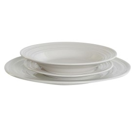 Dinnerware Set DKD Home Decor White Porcelain 18 Pieces by DKD Home Decor, Combination Sets - Ref: S3053058, Price: 52,66 €, ...