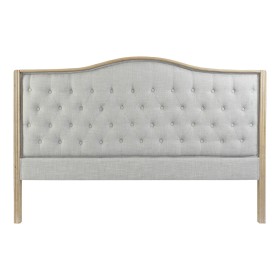 Tête de lit DKD Home Decor Gris Bois d'hévéa 160 x 10 x 120 cm de DKD Home Decor, Lits, structures et bases - Réf : S3053060,...