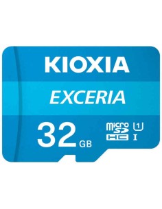 Scheda Di Memoria Micro SD con Adattatore Kioxia Exceria UHS-I Classe 10 Azzurro da Kioxia, Schede di memoria - Ref: S5607576...