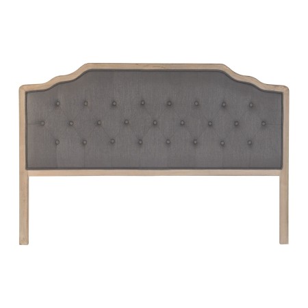 Cabecero de Cama DKD Home Decor Gris oscuro Madera de caucho 160 x 10 x 120 cm de DKD Home Decor, Camas, estructuras y bases ...