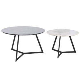 Jeu de 2 tables DKD Home Decor Noir 80 x 80 x 47,5 cm de DKD Home Decor, Tables - Réf : S3053110, Prix : 176,77 €, Remise : %