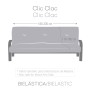 Sofa Cover Eysa ROC Light grey 160 x 100 x 230 cm by Eysa, Sofas & Couches - Ref: D1606689, Price: 59,25 €, Discount: %