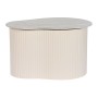 Tavolo aggiuntivo Home ESPRIT Bianco Beige Marrone Chiaro Metallo Ceramica 70 x 46 x 38 cm di Home ESPRIT, Tavoli - Rif: S305...