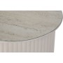 Tavolo aggiuntivo Home ESPRIT Bianco Beige Marrone Chiaro Metallo Ceramica 70 x 46 x 38 cm di Home ESPRIT, Tavoli - Rif: S305...