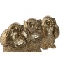 Figura Decorativa Home ESPRIT Dourado Coruja 11 x 11 x 15 cm (3 Unidades) | Tienda24 - Global Online Shop Tienda24.eu