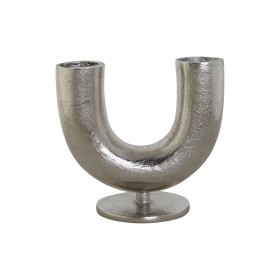 Vase DKD Home Decor Silver Aluminium 19 x 11 x 17 cm by DKD Home Decor, Vases - Ref: S3053180, Price: 25,41 €, Discount: %