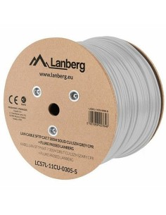 FTP Category 6 Rigid Network Cable Lanberg PCF6A-10CC-2000-BK Black 20 m | Tienda24 Tienda24.eu