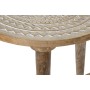 Conjunto de 2 mesas Home ESPRIT Branco Natural 45 x 45 x 45 cm 45,5 x 45,5 x 46 cm de Home ESPRIT, Jogos de móveis - Ref: S30...