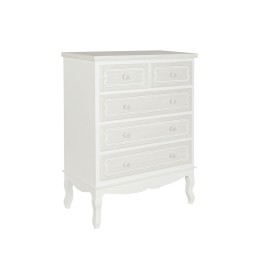 Caisson à Tiroirs DKD Home Decor Blanc Bois MDF Romantique 80 x 40 x 105 cm de DKD Home Decor, Commodes - Réf : S3053252, Pri...