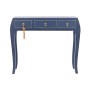 Console DKD Home Decor Bleu Doré Sapin Bois MDF 96 x 26 x 80 cm de DKD Home Decor, Tables - Réf : S3053292, Prix : 156,95 €, ...