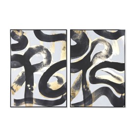 Painting Home ESPRIT Abstract Modern 103 x 4,5 x 143 cm (2 Units) by Home ESPRIT, Prints on Canvas - Ref: S3053309, Price: 18...