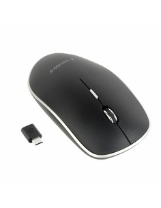 Wireless Mouse NGS Bow Black | Tienda24 Tienda24.eu