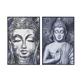 Painting Home ESPRIT Buddha Oriental 83 x 4,5 x 123 cm (2 Units) by Home ESPRIT, Prints on Canvas - Ref: S3053315, Price: 124...