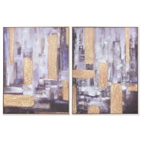 Cadre Home ESPRIT Abstrait Moderne 80 x 3 x 120 cm (2 Unités) | Tienda24 - Global Online Shop Tienda24.eu