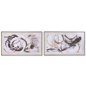 Cuadro Home ESPRIT Abstracto Moderno 95 x 3 x 55 cm (2 Unidades) de Home ESPRIT, Impresiones sobre lienzo - Ref: S3053325, Pr...