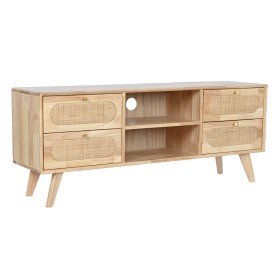 TV furniture DKD Home Decor Natural Metal Rubber wood 120 x 30 x 48 cm by DKD Home Decor, TV tables and stands - Ref: S305336...