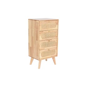 Cajonera DKD Home Decor Natural Metal Madera de caucho 40 x 30 x 78 cm de DKD Home Decor, Cómodas y cajoneras - Ref: S3053367...