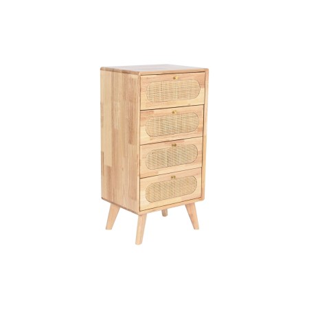 Cassettiera DKD Home Decor Naturale Metallo Legno d'albero della gomma 40 x 30 x 78 cm di DKD Home Decor, Comò e cassettiere ...