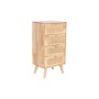 Cassettiera DKD Home Decor Naturale Metallo Legno d'albero della gomma 40 x 30 x 78 cm di DKD Home Decor, Comò e cassettiere ...