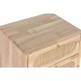 Cómoda DKD Home Decor Natural Metal Madeira da borracha 40 x 30 x 63 cm de DKD Home Decor, Cómodas e camiseiros - Ref: S30533...