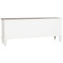 Móvel de TV Home ESPRIT Branco Natural Metal Abeto 150 x 36 x 56 cm de Home ESPRIT, Mesas e suportes para TV - Ref: S3053400,...