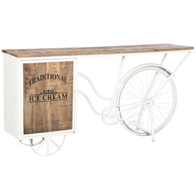 Consola DKD Home Decor Blanco Marrón Metal 165 x 35,5 x 83,8 cm de DKD Home Decor, Mesas - Ref: S3053419, Precio: 445,78 €, D...