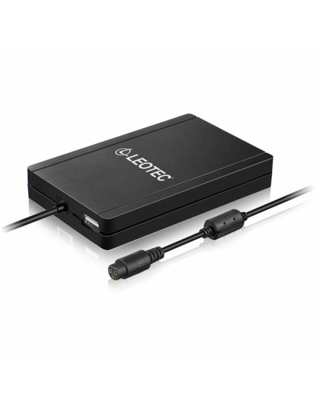 Chargeur d'ordinateur portable LEOTEC Noir Universel 90 W | Tienda24 Tienda24.eu