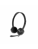 Auriculares con Micrófono Natec NSL-1665 Negro Multicolor | Tienda24 Tienda24.eu