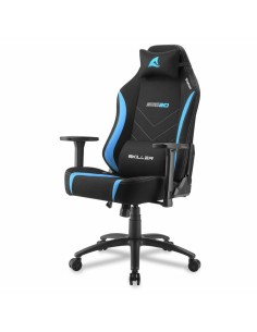 Silla Gaming Sharkoon Azul Negro/Azul | Tienda24 Tienda24.eu