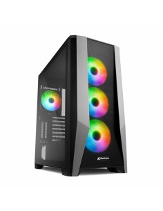 Caja Semitorre ATX Aerocool Negro | Tienda24 Tienda24.eu