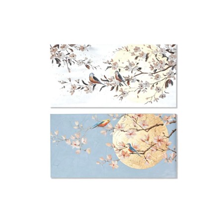 Cuadro Home ESPRIT Pájaro Oriental 120 x 3,7 x 60 cm (2 Unidades) de Home ESPRIT, Impresiones sobre lienzo - Ref: S3053471, P...