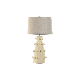 Desk lamp Home ESPRIT Cream Stoneware 50 W 220 V 40 x 40 x 76 cm by Home ESPRIT, Bedside and Table Lamps - Ref: S3053482, Pri...