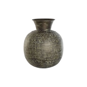 Vase DKD Home Decor Porzellan türkis Orientalisch Verchromt 16 x 16 x 18 cm | Tienda24 - Global Online Shop Tienda24.eu