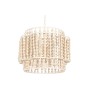 Ceiling Light Home ESPRIT White Light brown Wood Metal 25 W 38 x 38 x 29 cm by Home ESPRIT, Ceiling Lights - Ref: S3053560, P...