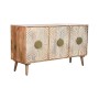 Aparador Home ESPRIT Branco Dourado Natural Madeira 145 x 45 x 80 cm de Home ESPRIT, Armários e aparadores - Ref: S3053564, P...