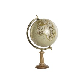 Globo Terrestre DKD Home Decor Castanho Dourado PVC Metal 24 x 20 x 38 cm de DKD Home Decor, Geografia - Ref: S3053574, Preço...