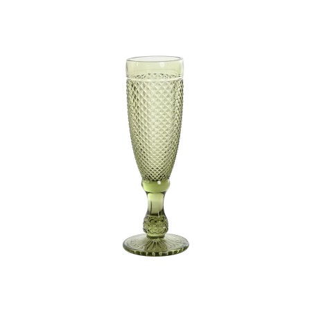 Set of cups DKD Home Decor Green Crystal 150 ml by DKD Home Decor, Champagne flute - Ref: S3053579, Price: 13,83 €, Discount: %