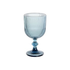 Set of cups DKD Home Decor Blue Crystal 325 ml by DKD Home Decor, Water Glasses - Ref: S3053582, Price: 21,56 €, Discount: %