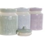 Tin DKD Home Decor Blue Green Lilac Dolomite 12 x 12 x 16 cm (3 Units) by DKD Home Decor, Food storage - Ref: S3053592, Price...