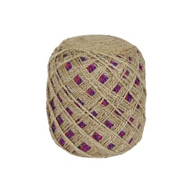 Footrest Home ESPRIT Brown Multicolour Jute 40 x 40 x 45 cm by Home ESPRIT, Footstools & Ottomans - Ref: S3053606, Price: 68,...