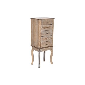 Joyero de Pie Home ESPRIT Natural Espejo Madera MDF 37 x 28 x 91,5 cm de Home ESPRIT, Organizadores de joyas - Ref: S3053610,...