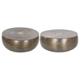 Mesa de apoio DKD Home Decor Dourado Metal Árabe (42 x 42 x 44 cm) | Tienda24 - Global Online Shop Tienda24.eu