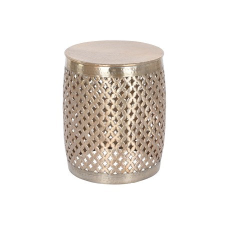 Side table Home ESPRIT Golden Aluminium 40 x 40 x 48 cm by Home ESPRIT, Tables - Ref: S3053640, Price: 75,30 €, Discount: %