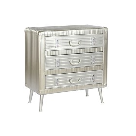 Cassettiera Home ESPRIT Argentato Metallo Legno MDF Vintage 80 x 39 x 82 cm di Home ESPRIT, Comò e cassettiere - Rif: S305368...