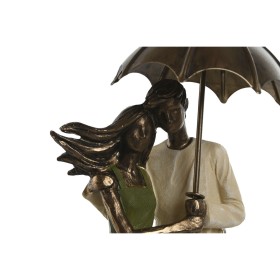 Figura Decorativa Home ESPRIT Verde Dorado Pareja 12,5 x 8 x 25,5 cm de Home ESPRIT, Adornos - Ref: S3053719, Precio: 17,92 €...