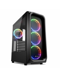 ATX Semi-tower Box Nox Hummer Horus Black E-ATX | Tienda24 Tienda24.eu