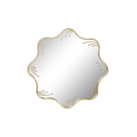 Wall mirror Home ESPRIT Golden Metal Crystal 73 x 2 x 73 cm by Home ESPRIT, Wall-Mounted Mirrors - Ref: S3053761, Price: 63,9...