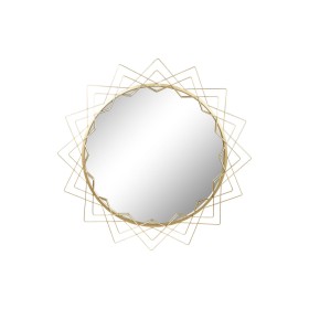 Specchio da parete Alexandra House Living Oro Metallo Ferro Specchio 4 x 90 x 78 cm | Tienda24 - Global Online Shop Tienda24.eu